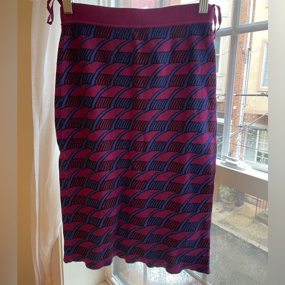 Maeve By Anthropologie Sweater Pencil Skirt Size XS. Blue and purple.